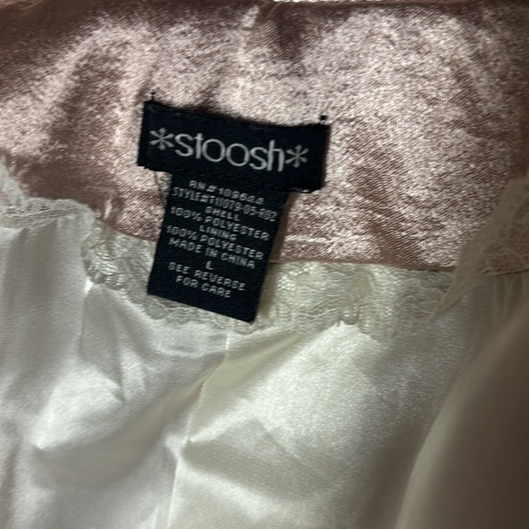Sloosh Size L soft Pink Long sleeve jacket with 1 button front. - Picture 10 of 11
